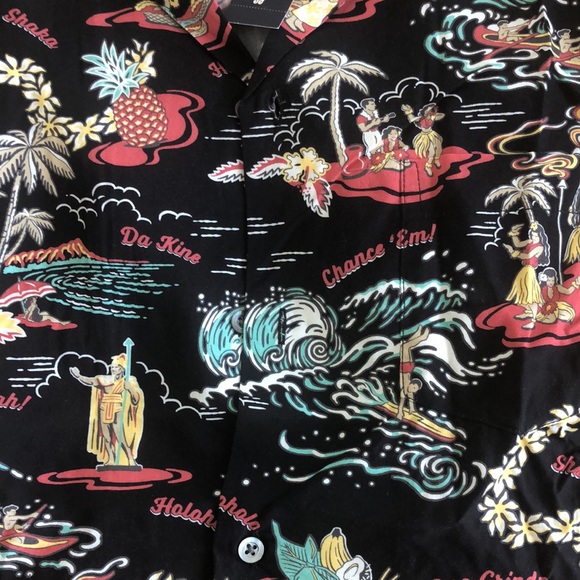 Reyn Spooner Japanese silk rayon button up, design style “On Hawaiian Time” - Picture 3 of 3